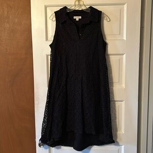 Dana Buchman black dress with 3 buttons, very cute ☺️ and great for the beach 🏖️